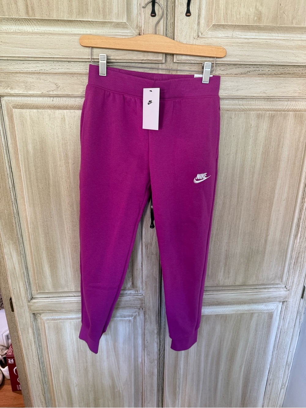 Nike Kids pink Fleece Joggers
